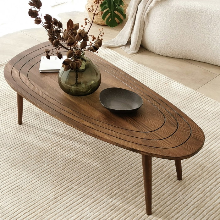 Hanah Home Mesa de centro Sweet - Walnut